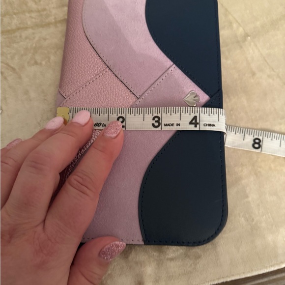 Kate Spade Mauve and Navy wallet/clutch - Picture 5 of 5